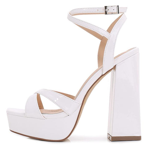Platform Pumps Club Shoes Open Toe Women High Heels Office Ladies Dress-BS00815-Veeddydropshipping