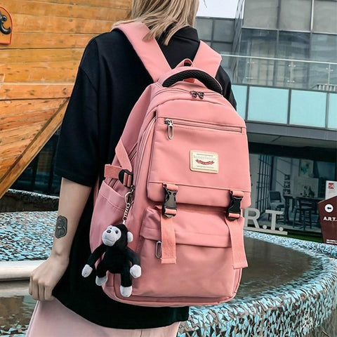 Women Backpack Teenager Girl Kawaii BookBag Laptop Rucksack Cute-BS00272-Veeddydropshipping