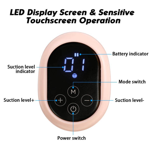 Bioby 3 Modes Electric Breast Pump Wearable Mute Milk Feeding-TB00687-Veeddydropshipping