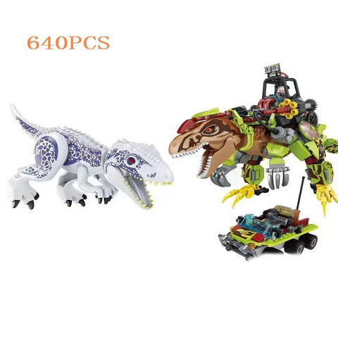Building Blocks Dinosaur Ideas MOC Animal Escape Mosasaurus Ocean-TB01487-Veeddydropshipping