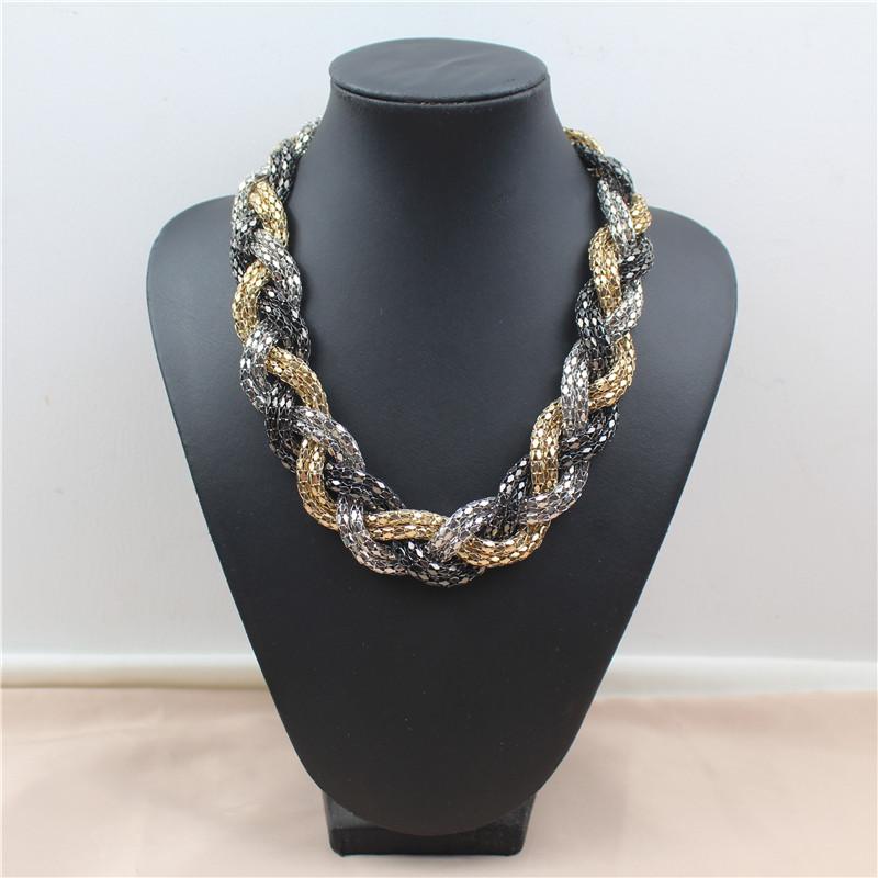 flower necklace character exaggerates rock hip-hop fashion -JW01348--Veeddydropshipping