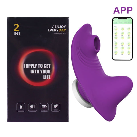 App Bluetooth Vibrator For Women Remote Control Mini Clitoris Sucker Small Vibro -BH01256-Veeddydropshipping