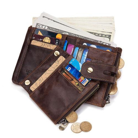 Blocking Wallet Genuine Leather Purse-MF00784-Veeddydropshipping