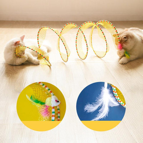 Foldable Cat Tunnel Cat Pets Toys-HA01998-Veeddydropshipping