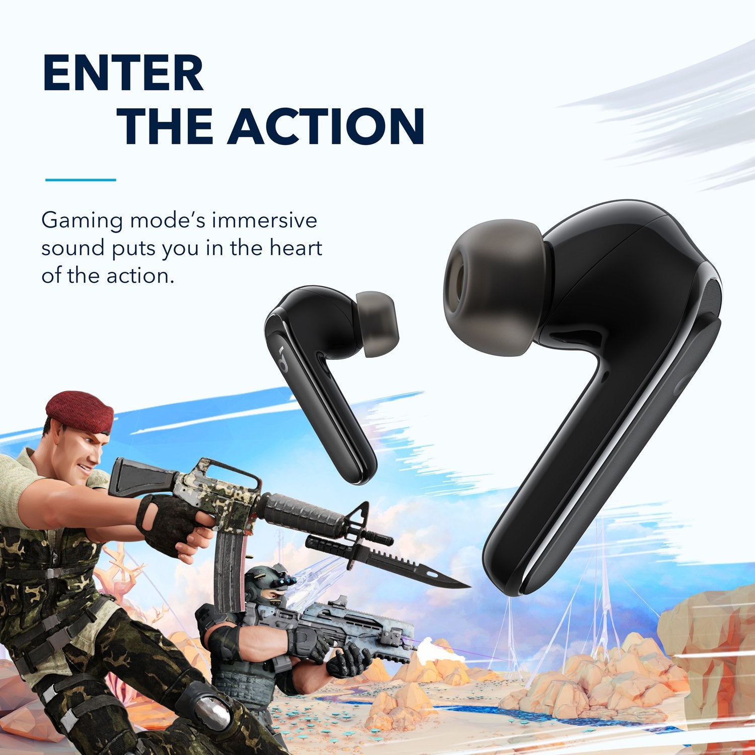 Noise Cancelling wireless Earbuds Bluetooth Earphones-Veeddydropshipping