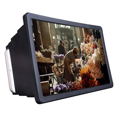 Universal Mobile Phone 3D Screen HD Video Amplifier Mobile Phone Magnifying Glass Stand-PA00758-Veeddydropshipping