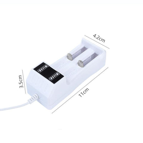 Smart LED Chargering 14500 /18650 Battery Charger Universal 2 Slot Li-ion Battery -CE00205-Veeddydropshipping