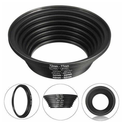 7pcs Universal 49 77mm  Camera Ring Adapter DSLR Mini Step Up Professional -CE00385-Veeddydropshipping