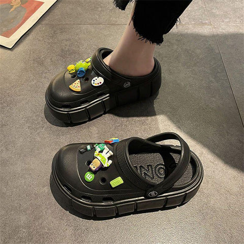 Outdoor Women Slippers Thick Sole High Quality-BS01119-Veeddydropshipping