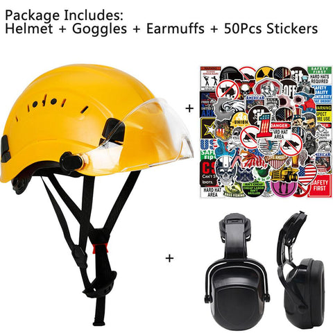 Safety Helmet with  Construction Hard Hat-CO00679-Veeddydropshipping