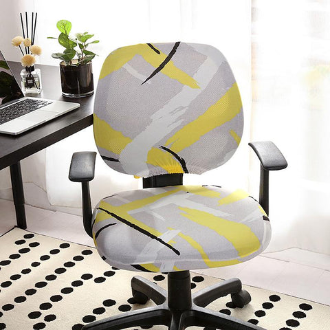 Elastic Armchair Computer Chair Cover Stretch Spandex-HA00404-Veeddydropshipping