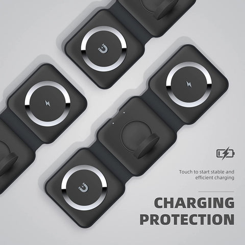 3in1 Wireless Charger Magnetic Foldable-Veeddydropshipping