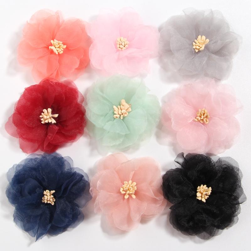 Artificial Chiffon Flowers Boutique Patch-HA00703-Veeddydropshipping