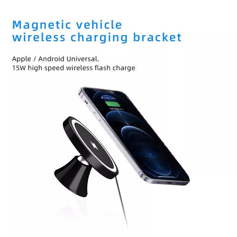 For MagSafe Magnetic Car Air Vent Fast Wireless Charger Mount 15W Wireless Charging Phone-PA01060-Veeddydropshipping