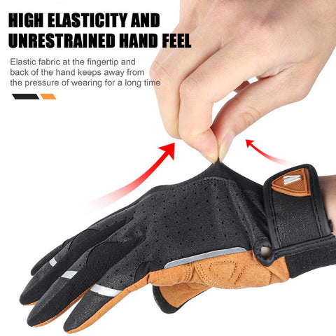 Cycling Gloves Full Finger Touchscreen Anti Slip Bike Bicycle Gloves Portable Waterproof-OS01103-Veeddydropshipping
