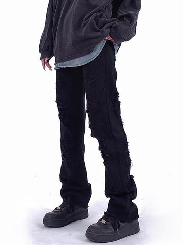 Embroidered Jeans Y2k Jeans Fashion Boyfriend Style-MF00651-Veeddydropshipping