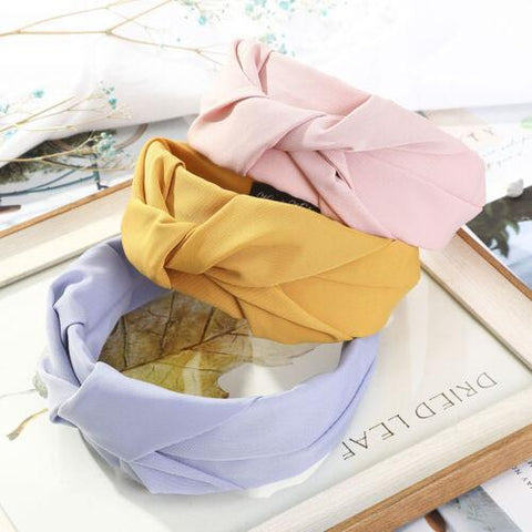 Headband Women Wide Bezel Hair Hoop-WF01099-Veeddydropshipping