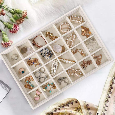 Jewelry Display Boxes Design Rings Earrings Storage Holder -JW01706-Veeddydropshipping