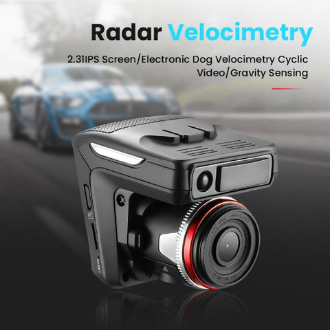 2 In 1 Car Dash Camera Full HD 1080P Radar Detector Car DVR Digital Video-AM00720-Veeddydropshipping