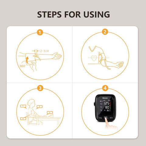 Blood Pressure Monitor Tensiometer Upper Arm-BH00789-Veeddydropshipping