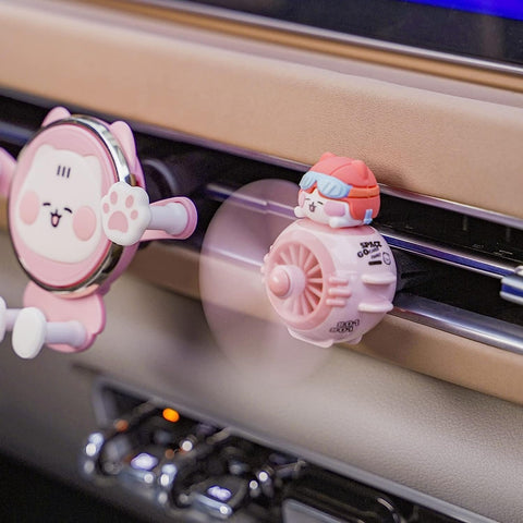 Cute Rotating Propeller Outlet Fragrance  Auto Fragrance-AM01500-Veeddydropshipping