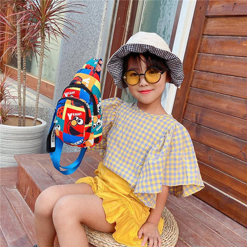 leisure chest bag Elementary school travel small backpack Cartoon-BS00413-Veeddydropshipping