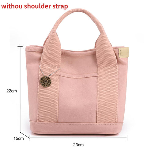 Small Canvas Crossbody Bags for Female Mini Top-handle Bucket-TB00225-Veeddydropshipping