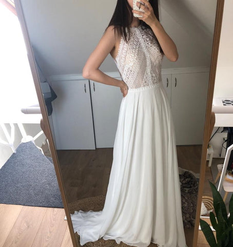Elegant A-Line Wedding Dresses-WF01560-Veeddydropshipping