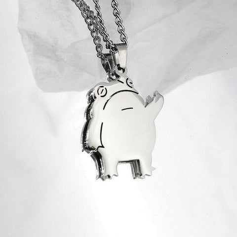 Steel Pendant Necklace For Women Men Cute Korean Fashion -JW01193-Veeddydropshipping