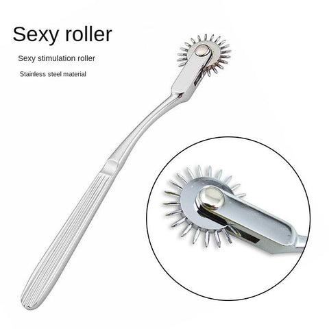 Stainless Steel Pinwheel Needles Wheel Roller Submissive Fetish Sex Slave Adult -BH01313-Veeddydropshipping