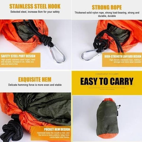 Portable Outdoor Camping Hammock High Strength-HA01631-Veeddydropshipping