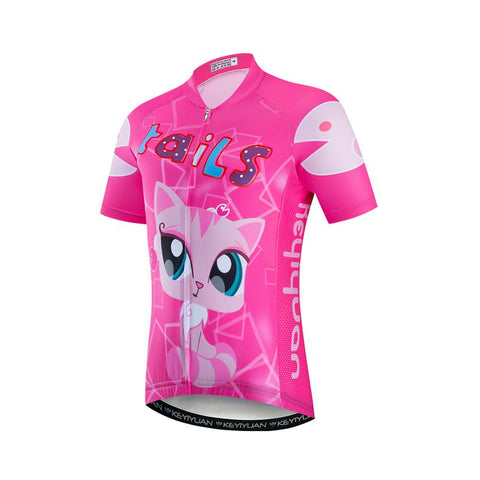 Cycling Jersey Kids Boy Girl Bike Mountain MTB Shirt Short sleeve Children Mountain -OS01209-Veeddydropshipping