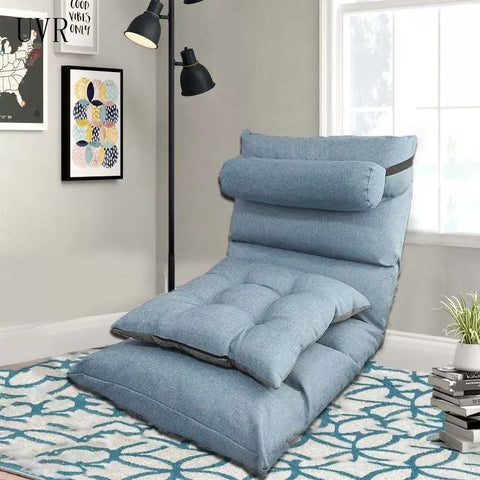 Thick Floor Chair Single Adjustable Backrest Chair-HA01573-Veeddydropshipping