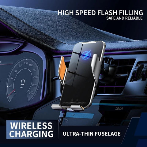 30W Car Wireless Charger Auto Car Mount Phone Holder-PA01067-Veeddydropshipping