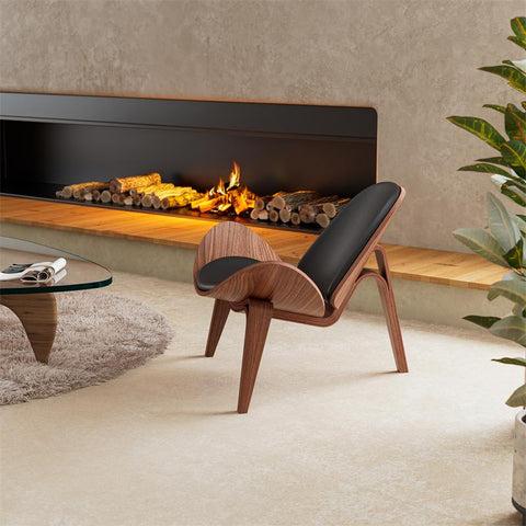 Replica Shell Chair Modern Tripod Lounge Chair-HA01688-Veeddydropshipping