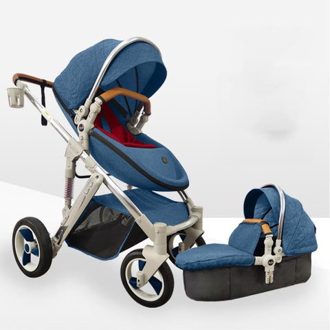 2 In 1 Baby Stroller Eggshell Type Is Suitable for Newborn Babies High-TB00383-Veeddydropshipping