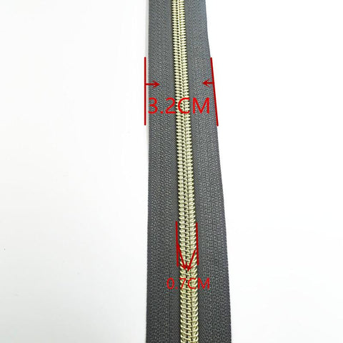 Tooth Bulk Nylon Zipper Coil sliders Code Decoration-HA00030-Veeddydropshipping