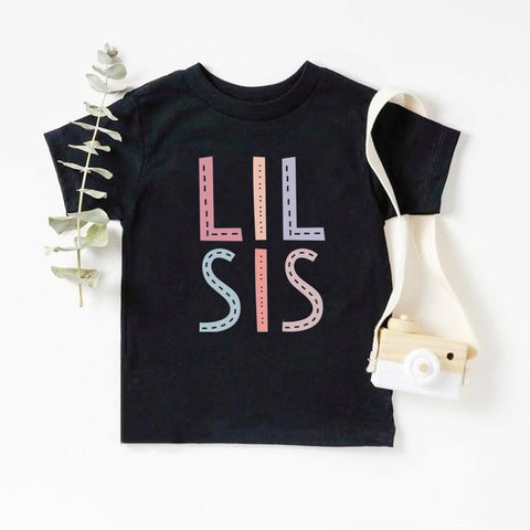 New Big Sister Little Sister Matching Sister Outfits Cotton Short-TB00967-Veeddydropshipping