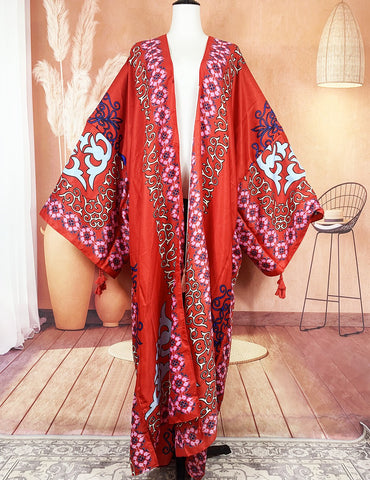 Fashion Europe Women Long Sleeve Duster Coat-WF01713-Veeddydropshipping
