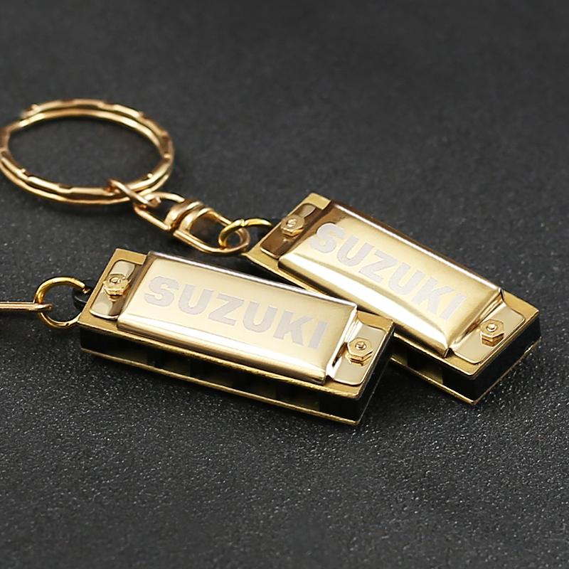 Harmonica Keychain Key of C Golden Woodwind-OS01533-Veeddydropshipping