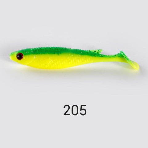 4Pcs Soft Lure Paddle Tail Shad 10cm 8g PVC Wobbler Swimbait Jig Head Artificial -OS00528-Veeddydropshipping