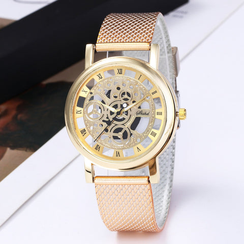Luxury Stainless Steel Quartz Sport Plastic Band Dial Wristwatch-JW01131-Veeddydropshipping