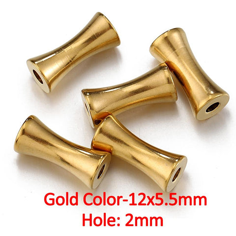 Steel Tube Spacer Beads  Charms for Necklace Making DIY-JW01633-Veeddydropshipping
