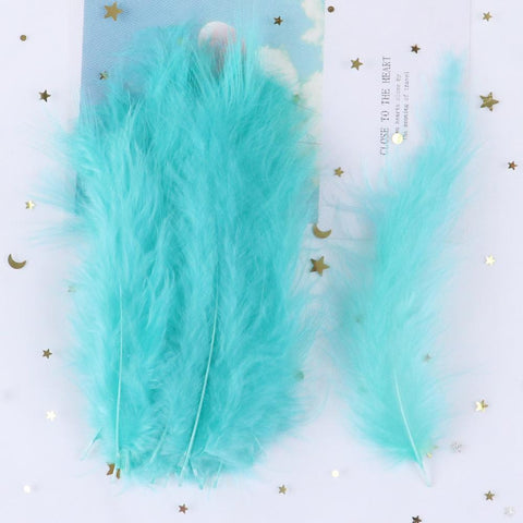Turkey Marabou Feathers Fluffy Decorative-HA00053-Veeddydropshipping
