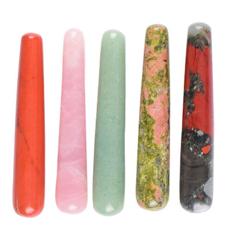 Crystal Massage Wand Obsidian Yoni Stick Natural Stone Body-BH01443-Veeddydropshipping