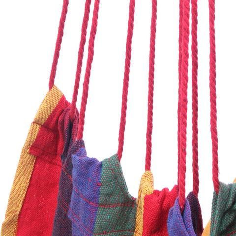 Distinctive Cotton Canvas Hanging Rope Chair-HA01696-Veeddydropshipping