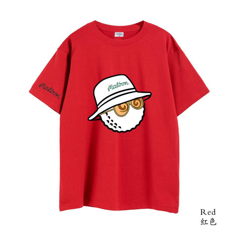 Malbon Golf T-Shirt Men Women 2023 Summer Cotton Golf Top Malbon Golf Bucket-OS00871-Veeddydropshipping