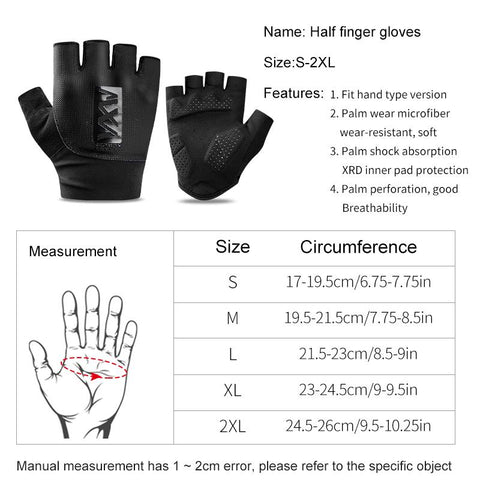 Half-Finger Bike Gloves Summer Cycling MTB BMX Road Racing Bicycle -OS01052-Veeddydropshipping