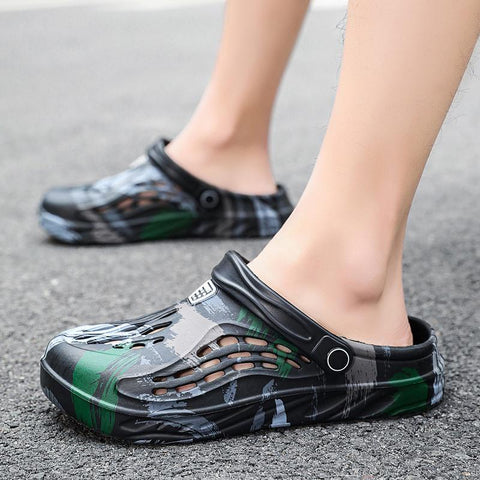 Memory Hospital Shoes Men Slip On Beach Water Slippers-BS01450-Veeddydropshipping