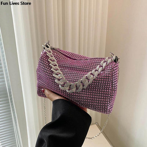 Party Popular Handbags Women Trendy Totes Bag Ladies Chains-BS00407-Veeddydropshipping